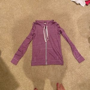 American eagle purple light weight hoodie